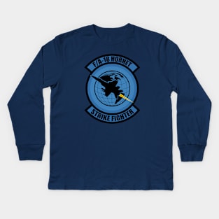 F/A-18 Hornet Strike Fighter Kids Long Sleeve T-Shirt